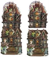 Jumbo Haunted House Cutouts
