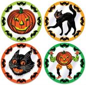 Plastic Vintage Halloween Placemats