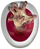 Zombie Hand Toilet Topper Peel 'N Place