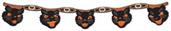 Vintage Halloween Jointed Cat Streamer