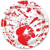 Bloody Handprints Plates