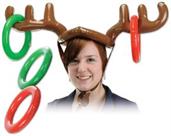 Inflatable Reindeer Ring Toss