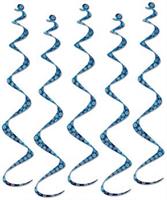Printed Snowflake Twirly Whirlys