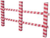 3-D Candy Cane Fence Prop