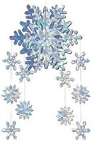 3-D Snowflake Mobile