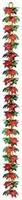 Poinsettia & Holly Garland/Column