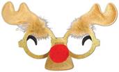 Glittered Reindeer Glasses