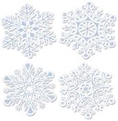 Glittered Snowflake Cutouts
