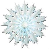 Pkgd Dip-Dyed Snowflakes