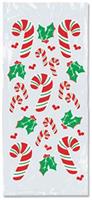 Candy Cane & Holly Cello Bags