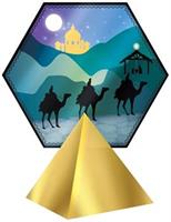 3-D Foil Three Kings Day Centerpiece
