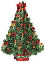 3-D Christmas Tree Centerpiece