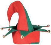 Felt Elf Hat w/Bells