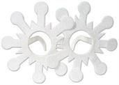 Glittered Snowflake Glasses