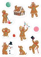 Gingerbread Stickers