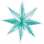 2-Tone Metallic Snowflakes