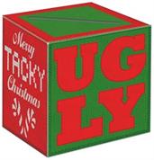 Ugly Sweater Ballot Box w/Ballots