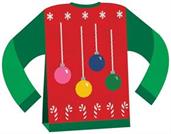3-D Ugly Sweater Centerpiece
