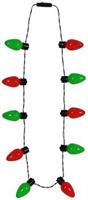 Light-Up Christmas Light Bulb Necklace