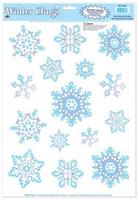 Crystal Snowflake Clings