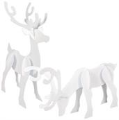 3-D Reindeer Props