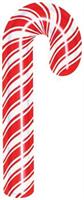 Candy Cane Cutout