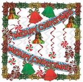 Merry Christmas Metallic Decorating Kit