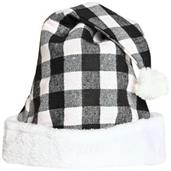 Plaid Santa Hat