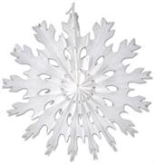 White Tissue Snowflakes
