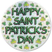 Happy St Patrick's Day Button