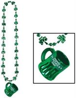 Shamrock Beads w/Happy St Pat's Mug