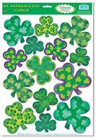 Irish-Mood Shamrock Clings