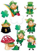 Leprechaun/Shamrock Stickers