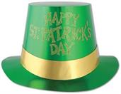 Glittered St Patrick's Day Foil Hi-Hat
