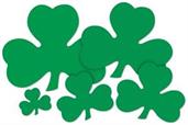 Printed Shamrock Cutout