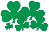 Printed Shamrock Cutout