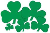 Printed Shamrock Cutout