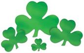 Foil Shamrock Cutout