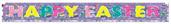 Metallic Happy Easter Fringe Banner