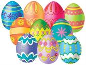 Mini Easter Egg Cutouts