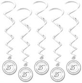 "25th" Anniversary Whirls