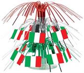 Italian Flag Mini Cascade Centerpiece