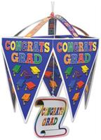 Congrats Grad Pennant Chandelier