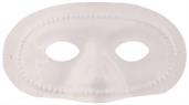 White Half Mask
