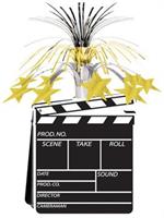 Movie Set Clapboard Centerpiece