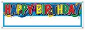Happy Birthday Sign Banner