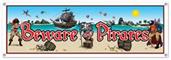 Beware Of Pirates Sign Banner