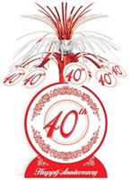 "40th" Anniversary Centerpiece