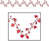 Gleam 'N Flex Heart Garland