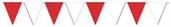 Red & White Pennant Banner